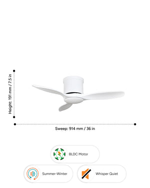 Blades : Matte White.