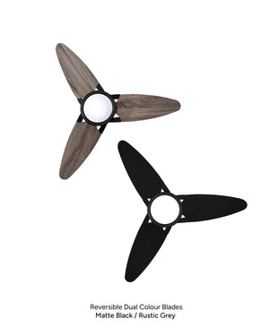 Reversible Dual Colour-Matte Black / Rustic Grey