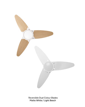 Reversible Dual Colour- Matte White / Light Beech