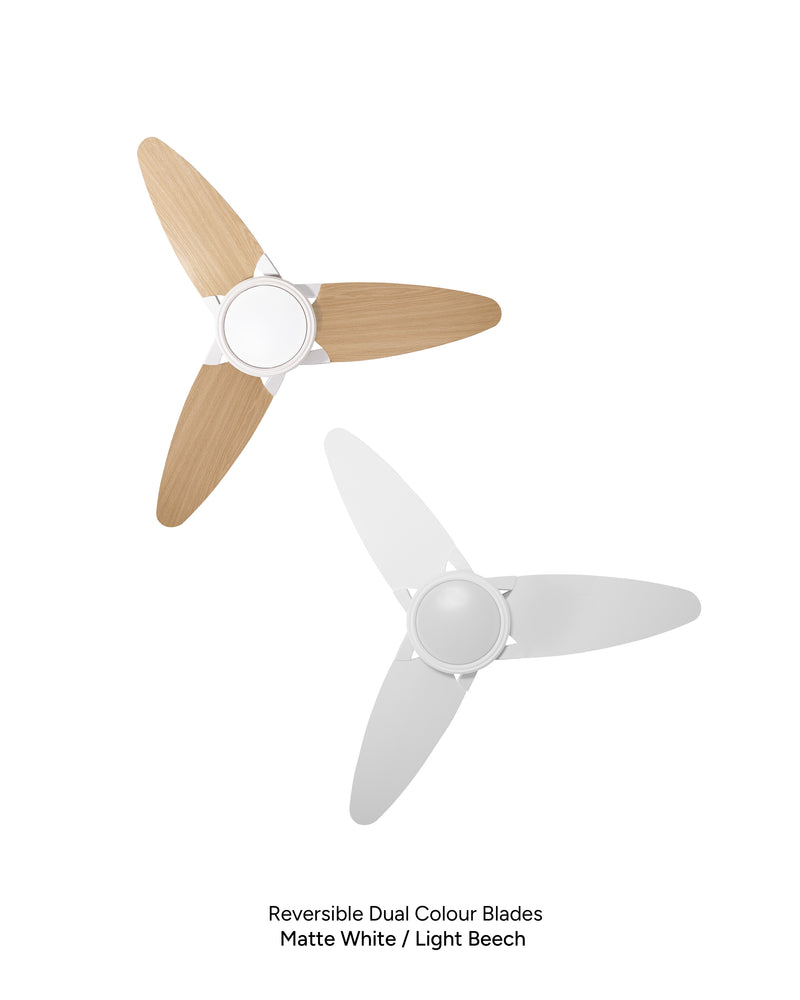 Reversible Dual Colour- Matte White / Light Beech