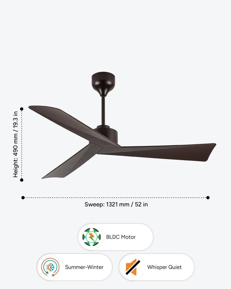 Blades : Matte Brown