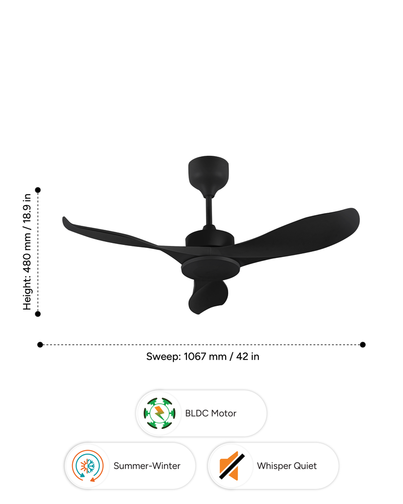 Blades : Matte Black