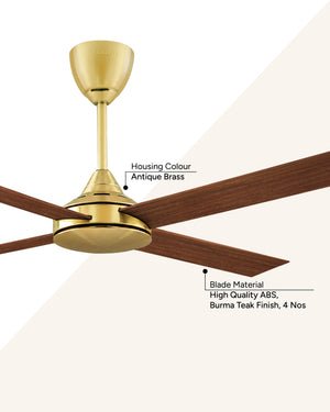 Blades : Burma Teak Finish