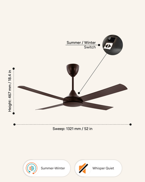 Blades : Matte Brown