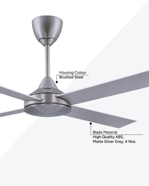 Blades : Matte Silver Grey.