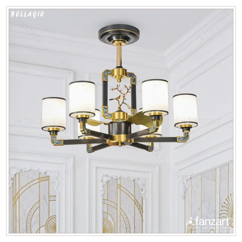 Bellagio Collection 12+6 Light Large Brass & Crystal Chandelier